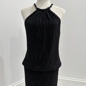 Laundry by Shelli Segal Women's Halter Dress Size 4 Black - New With Tags